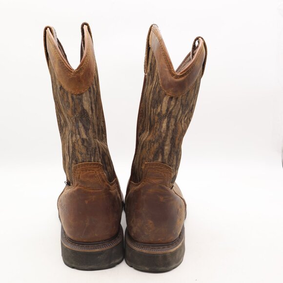 Cabela's Pinedale Square Toe Western Work Boots Men's Size 13 D Camo - Picture 5 of 9